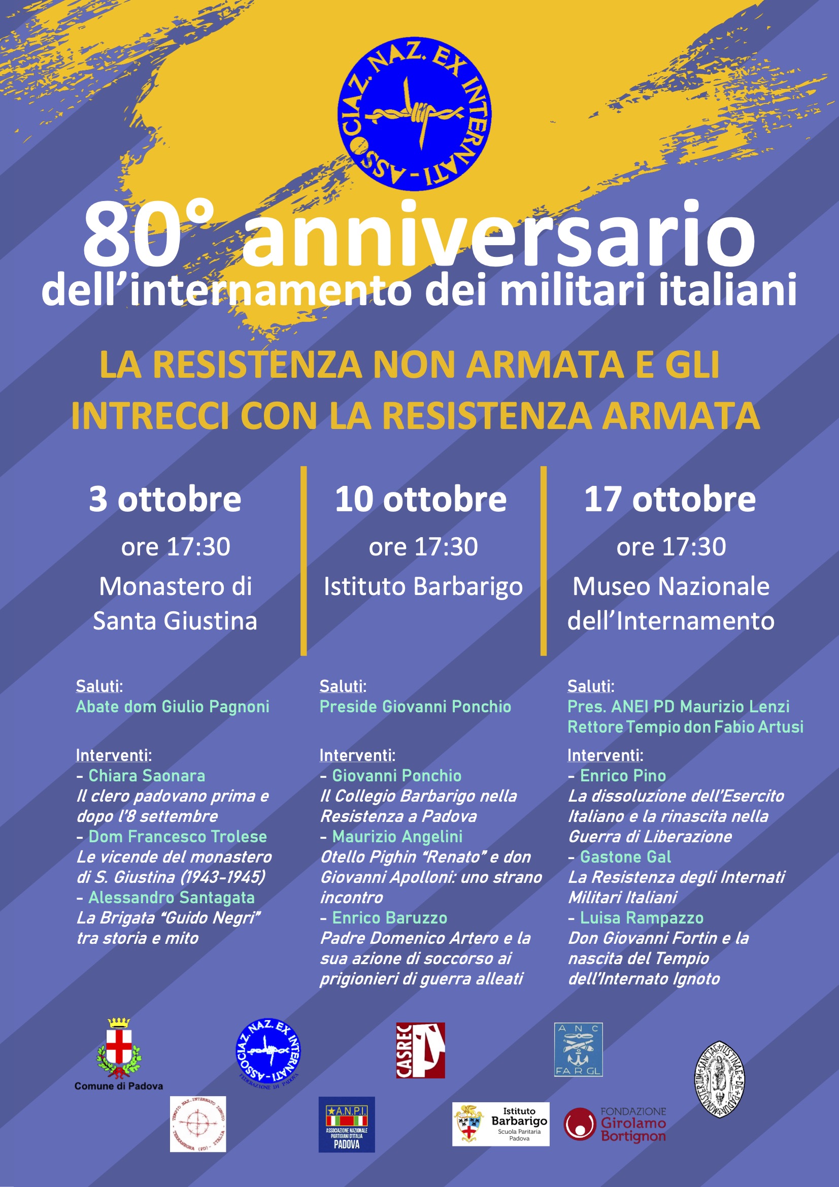 Incontri A Padova Per Anniversario Internamento Imi A N E I